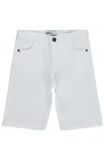 Pantalon Capri garçon, 10-13 ans, blanc cassé - Emballage Pantalon Capri garçon, 10-13 ans, blanc cassé - Emballage