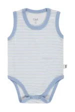 Bebek Çıtçıtlı Badi 0-24 Ay Soft İndigo - Paket