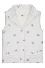 Kız Çocuk Yelek 10-13 Yaş Ekru - Paket