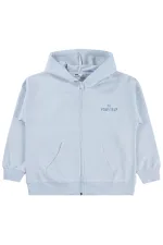 Girls' Cardigan, Ages 10-13, Light Blue - Pack