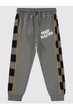 Bas de survêtement garçon 6-9 ans anthracite - Lot