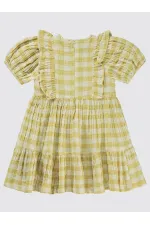 Robe et gilet jaunes pour fille de 2 à 5 ans - Emballage