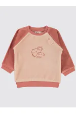 Bebek Sweatshirt 0-24 Ay Pudra - Paket