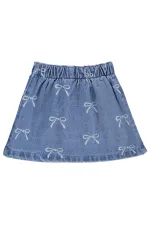 Jupe bébé bleue 0-24 mois - Emballage