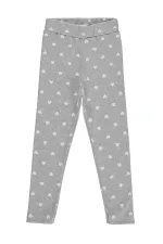 Leggings pour filles de 6 à 9 ans, coloris chiné - Lot