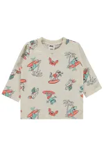 Bebek Sweatshirt 0-24 Ay Açık Bej - Paket