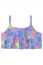 Kız Çocuk Mayo Set 6-13 Yaş Mavi - Paket