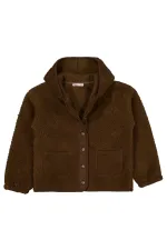 Girl Cardigan 10-13 Years Old Dark Brown - Package