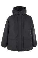 Erkek Çocuk Mont 10-13 Yaş Antrasit - Paket