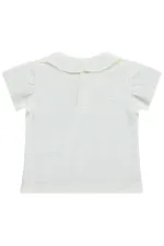 Bebek Tişört 0-24 Ay Ekru - Paket