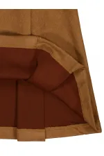 Girl's Vest and Dress 6-9 Years Old Brown - Package Girl's Vest and Dress 6-9 Years Old Brown - Package