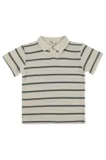 Erkek Çocuk Tişört 6-9 Yaş Haki - Paket