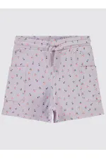 Kız Çocuk Şort 6-9 Yaş Lila - Paket