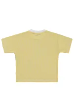 Lot de T-shirts pour garçons, 2-5 ans, jaunes