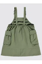 Kız Çocuk Jile ve Elbise 2-5 Yaş Haki - Paket