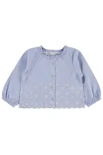 Girls' Shirt, Ages 2-5, Dark Blue - Pack