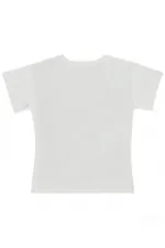 Kız Çocuk Tişört 6-9 Yaş Kırık Beyaz - Paket