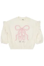 Bebek Sweatshirt 0-24 Ay Ekru - Paket