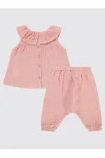 Bebek Takım 0-24 Ay Pudra - Paket