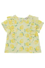 Girls' Shirt, Ages 2-5, Yellow - Package