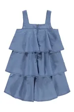 Kız Çocuk Jile ve Elbise 6-9 Yaş Mavi - Paket