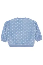 Sweat-shirt bébé 0-24 mois bleu glacier - Lot