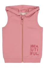 Kız Çocuk Yelek 2-5 Yaş Gül Kurusu - Paket