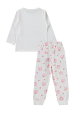 Girls' Pajama Set, Ages 2-5, Off-White - Package