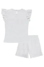 Ensemble pour fille de 2 à 5 ans, blanc cassé - Emballage