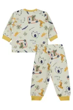 Ensemble pyjama bébé 0-24 mois moutarde - Emballage