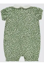 Grenouillère bébé 0-24 mois verte - Emballage