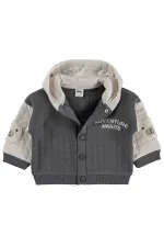 Gilet bébé 0-24 mois gris foncé - Lot