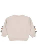 Bebek Sweatshirt 0-24 Ay Taş Rengi - Paket