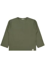 Erkek Çocuk Sweatshirt 6-9 Yaş Haki - Paket