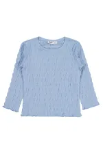 Kız Çocuk Sweatshirt 2-5 Yaş Mavi - Paket