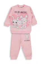 Ensemble bébé 0-24 mois saumon - Pack