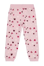 Kız Çocuk Eşofman Altı 6-9 Yaş Açık Gül Kurusu - Paket