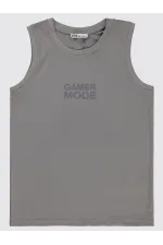 Lot de T-shirts gris pour garçons de 10 à 13 ans