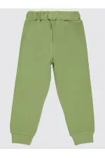 Bas de survêtement garçon 2-5 ans kaki clair - Lot