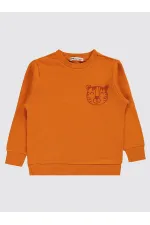 Sweat-shirt garçon 2-5 ans orange foncé - Emballage