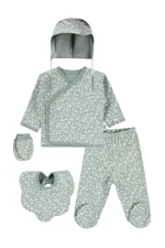Bebek Zıbın Takımları 0-24 Ay Çağla Yeşili - Paket