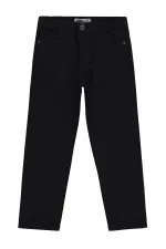 Erkek Çocuk Pantolon 10-13 Yaş Siyah - Paket