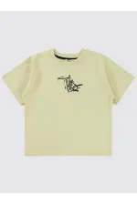 T-shirts pour garçons de 6 à 9 ans, couleur pierre - Lot