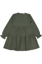 Girl's Vest and Dress 6-9 Years Khaki - Package