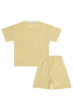 Erkek Çocuk Takım 2-5 Yaş Sarı - Paket
