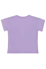 Kız Çocuk Tişört 6-9 Yaş Koyu Lila - Paket
