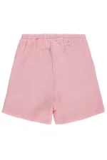 Kız Çocuk Şort 6-9 Yaş Şeftali - Paket