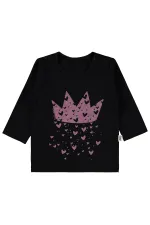 Bebek Sweatshirt 0-24 Ay Siyah - Paket