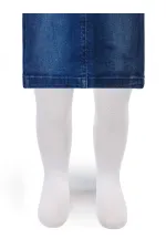 Collants bébé blancs 2-9 ans - Lot
