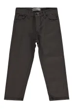 Boys' Trousers, Ages 2-5, Dark Brown - Pack